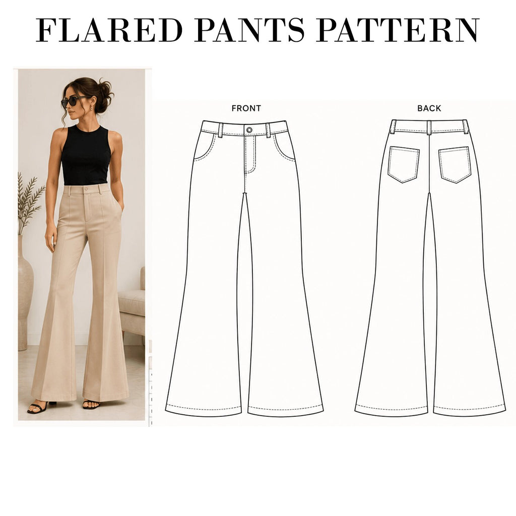 Pant Pattern Bundle — 10 Designs | PDF Sewing Patterns | Instant Download