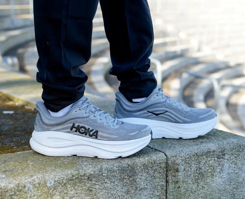 Hok_a Bondi 9 Grey Shoes
