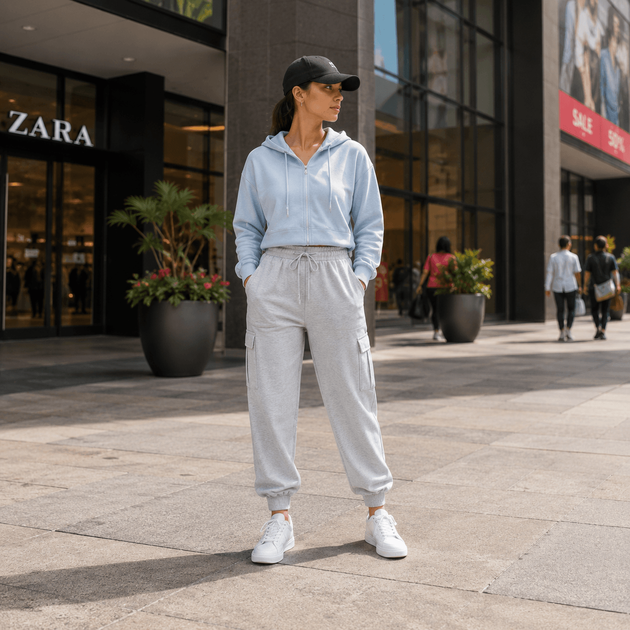 Jogger Pants Sewing Pattern PDF | Elastic Waist Cuffed | Instant Download | Sizes XS–5XL