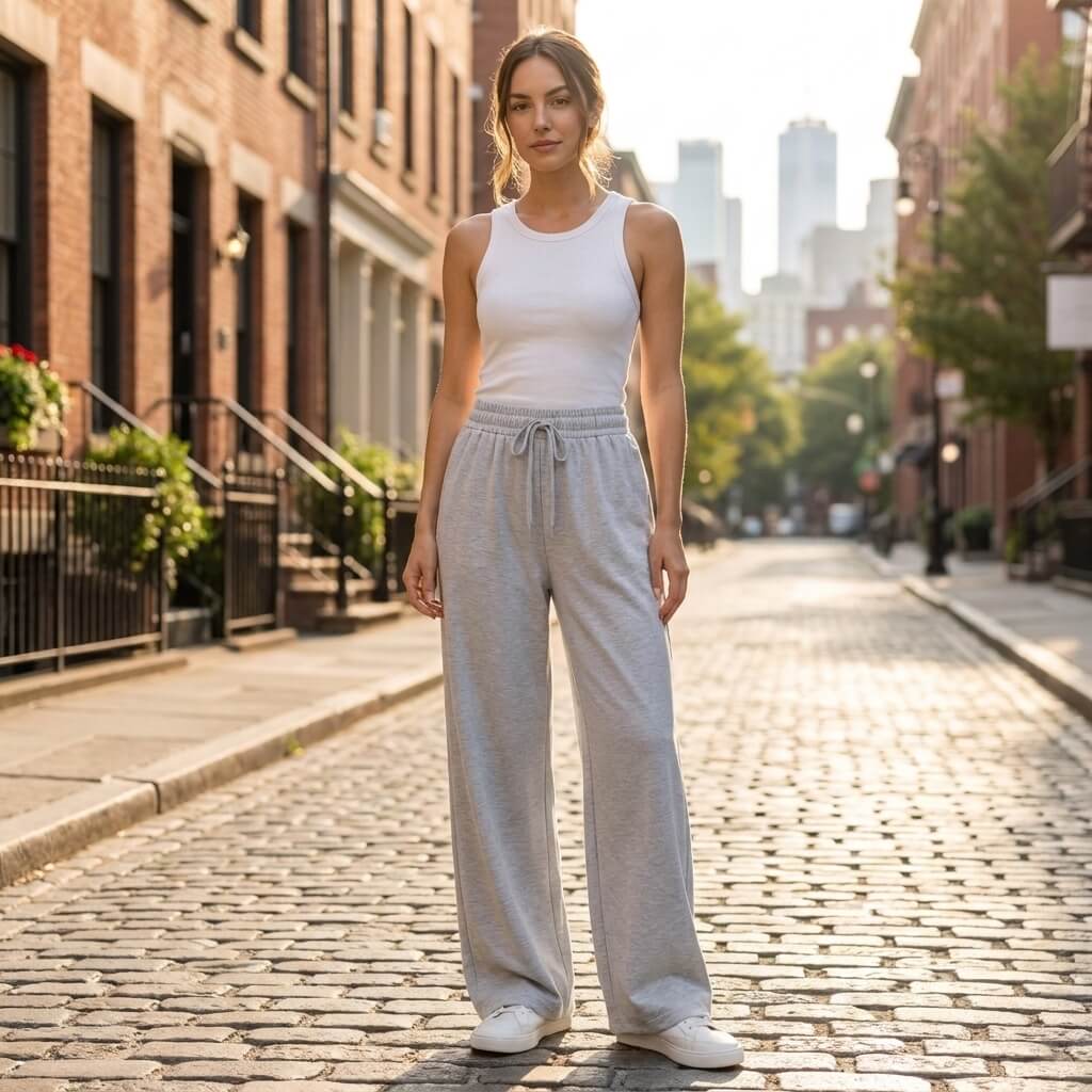 Lounge Pants Sewing Pattern PDF | Relaxed Straight Leg | Instant Download | Sizes XS–5XL