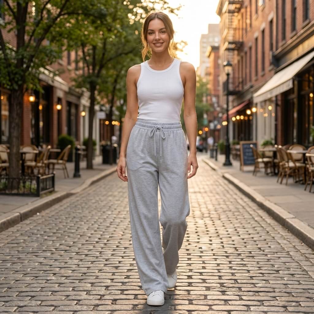 Lounge Pants Sewing Pattern PDF | Relaxed Straight Leg | Instant Download | Sizes XS–5XL