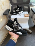 NikE Air! Jordan Retro 4 WHITE THUNDER UA