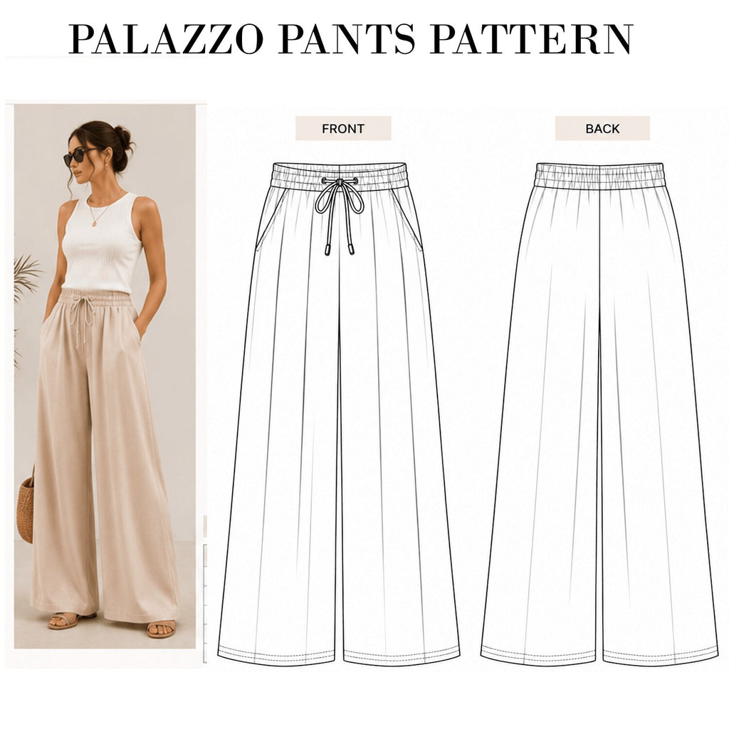 Pant Pattern Bundle — 10 Designs | PDF Sewing Patterns | Instant Download